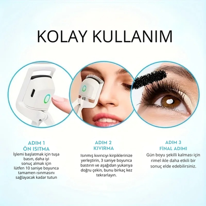 Elektronik Kirpik Kıvırıcı